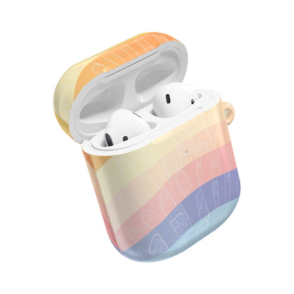 Pastel Rainbow Glow - AirPods Case