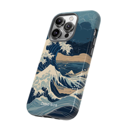 Cresting Blue Wave iPhone 14 Pro Case - Tough