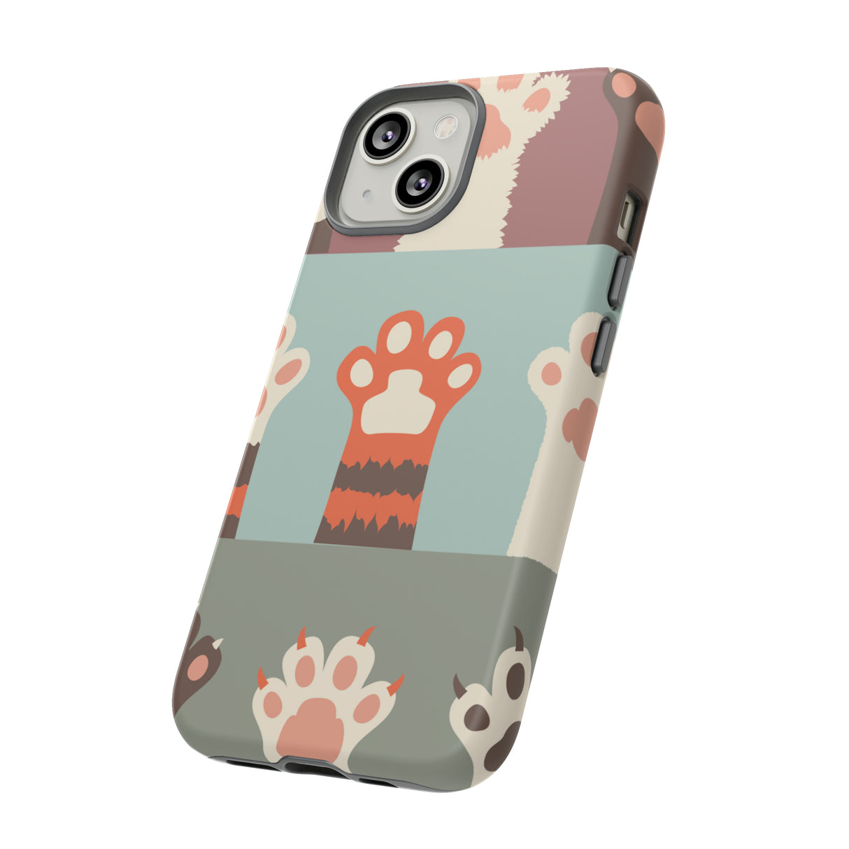 Vintage Cat Paw - Protective Phone Case