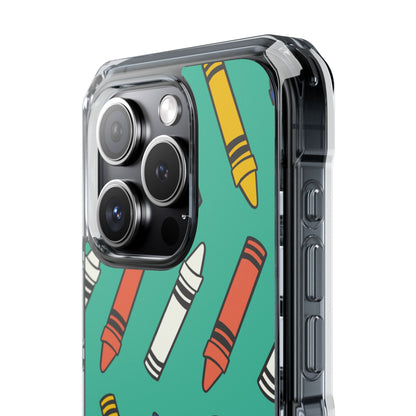 Crayons Dance Playfully iPhone Case - Impact