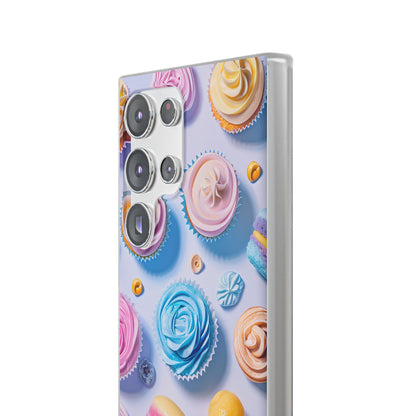 Pastel Whimsy Desserts - Flexi Samsung S23 Phone Case