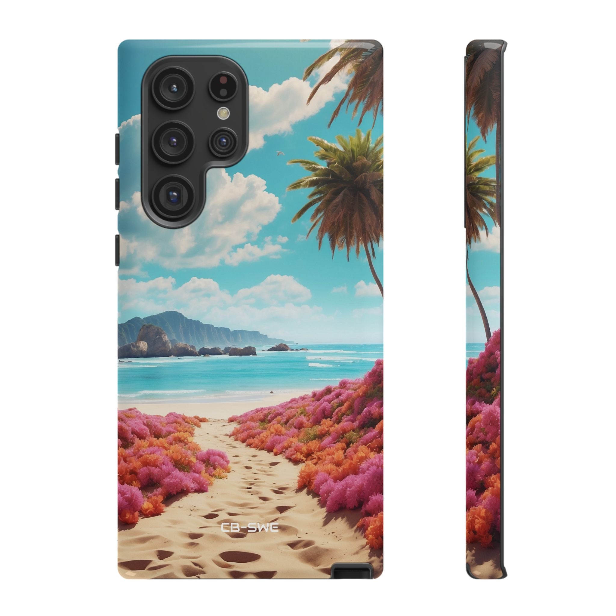 Tropical Flowers Frame - Samsung Case