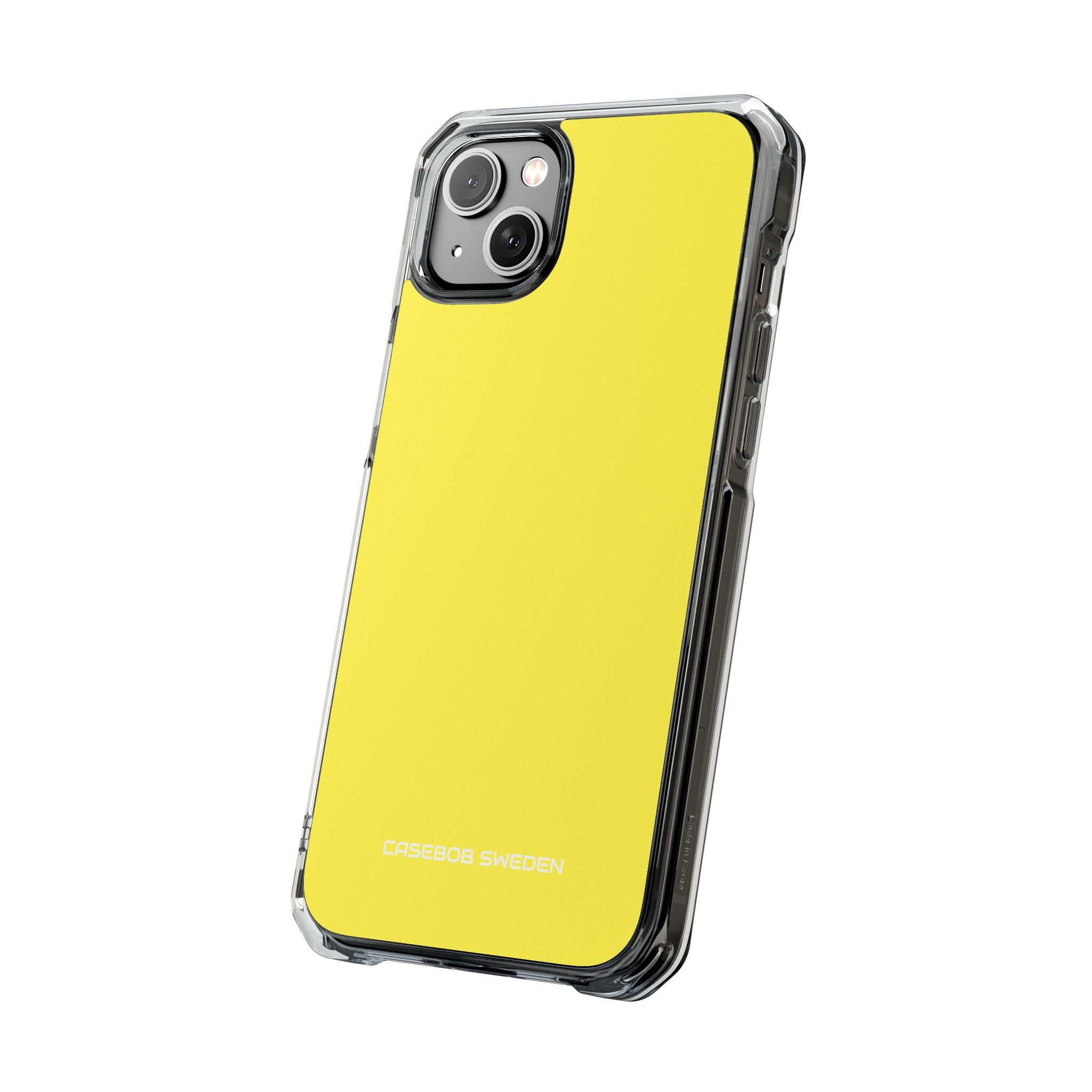 Lemon Yellow - Clear Impact iPhone 14 Phone Case