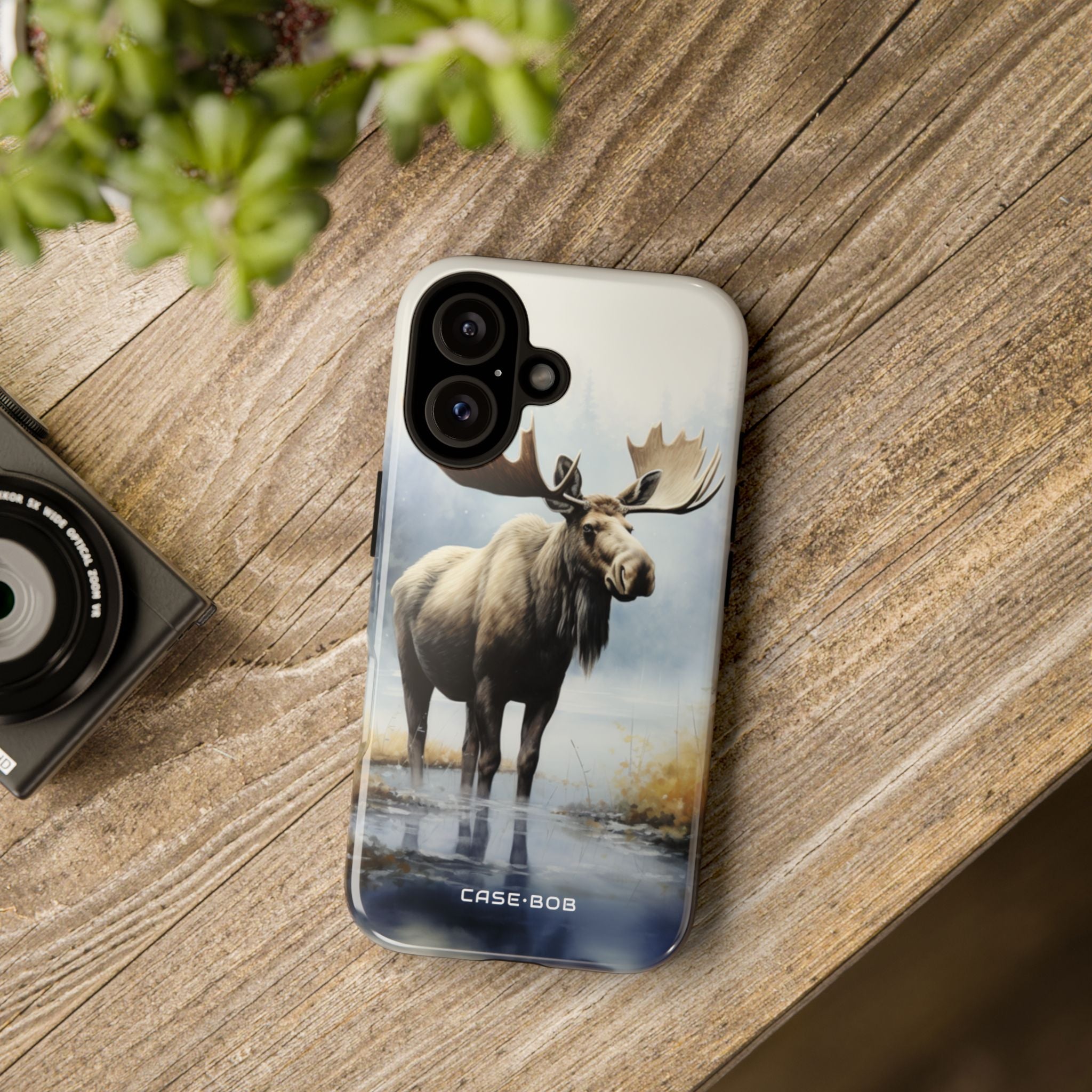 Moose Reflection iPhone 16 Plus Case - Tough