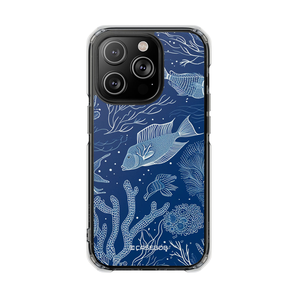 Abyssal Elegance – Handyhülle für iPhone (Clear Impact – Magnetisch)