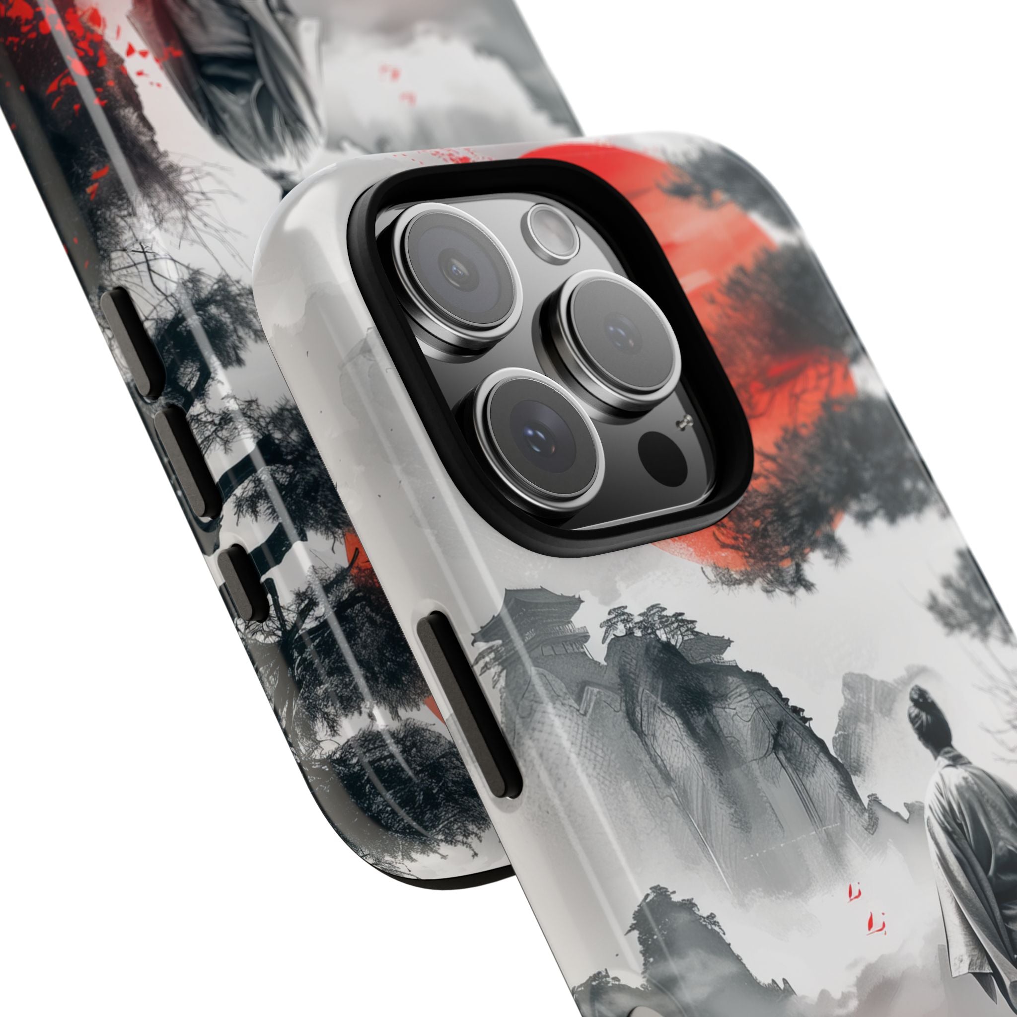 Red Sun Wanderer iPhone 16 Pro Case - Tough