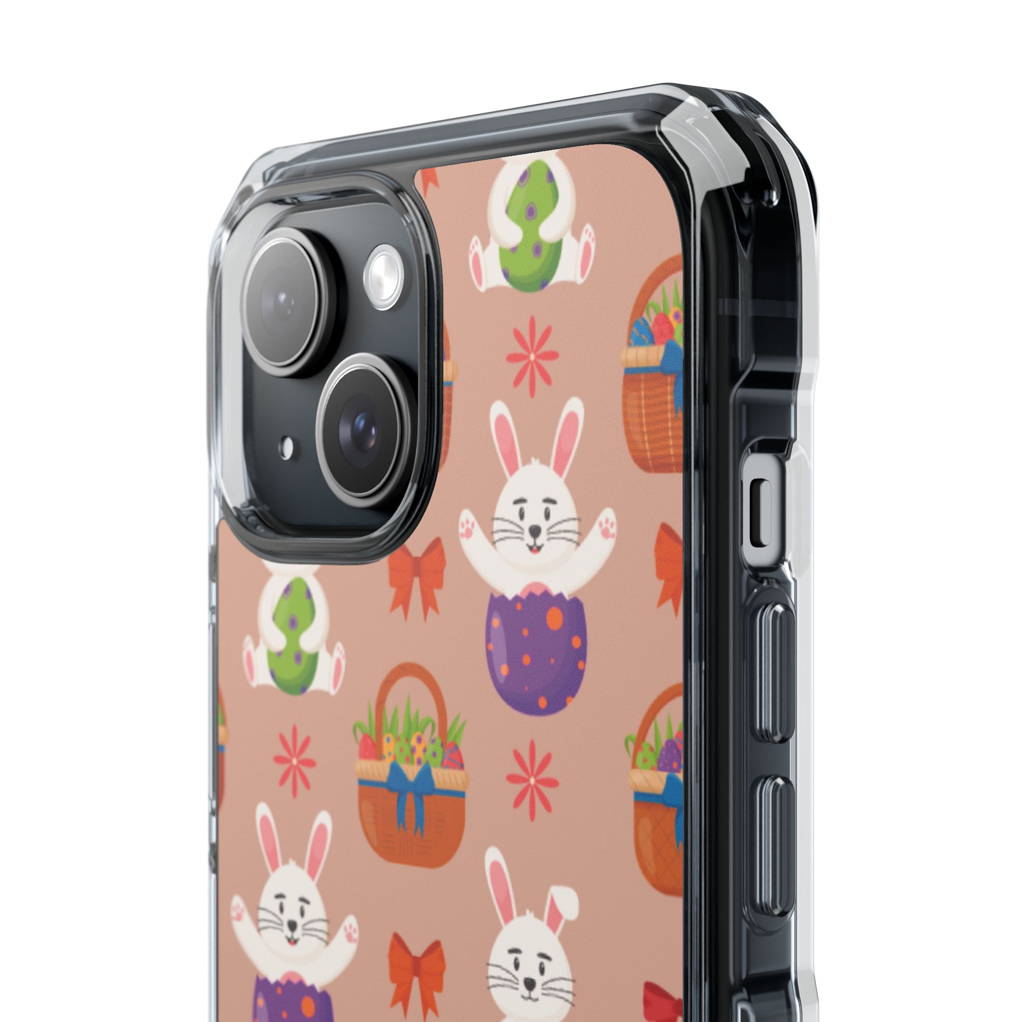 Bunnies Hold Eggs iPhone Case - Impact