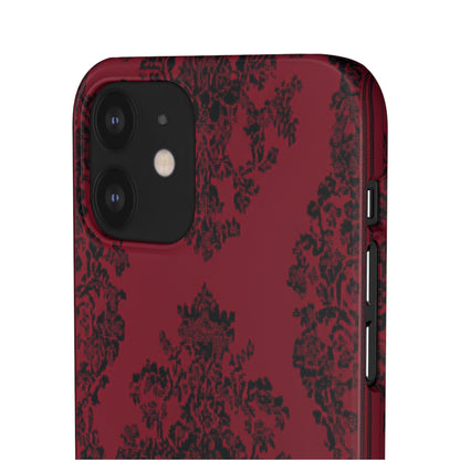 Gothic Crimson Elegance iPhone 12 - Schlanke Handyhülle