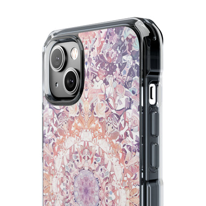 Purple Pink Mandala - Clear Impact iPhone 14 Phone Case