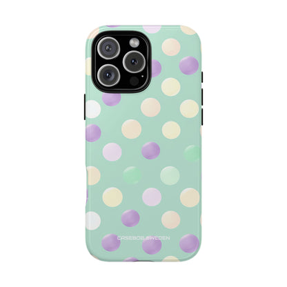 Pastel Polka Dots - Tough iPhone 16 Phone Case