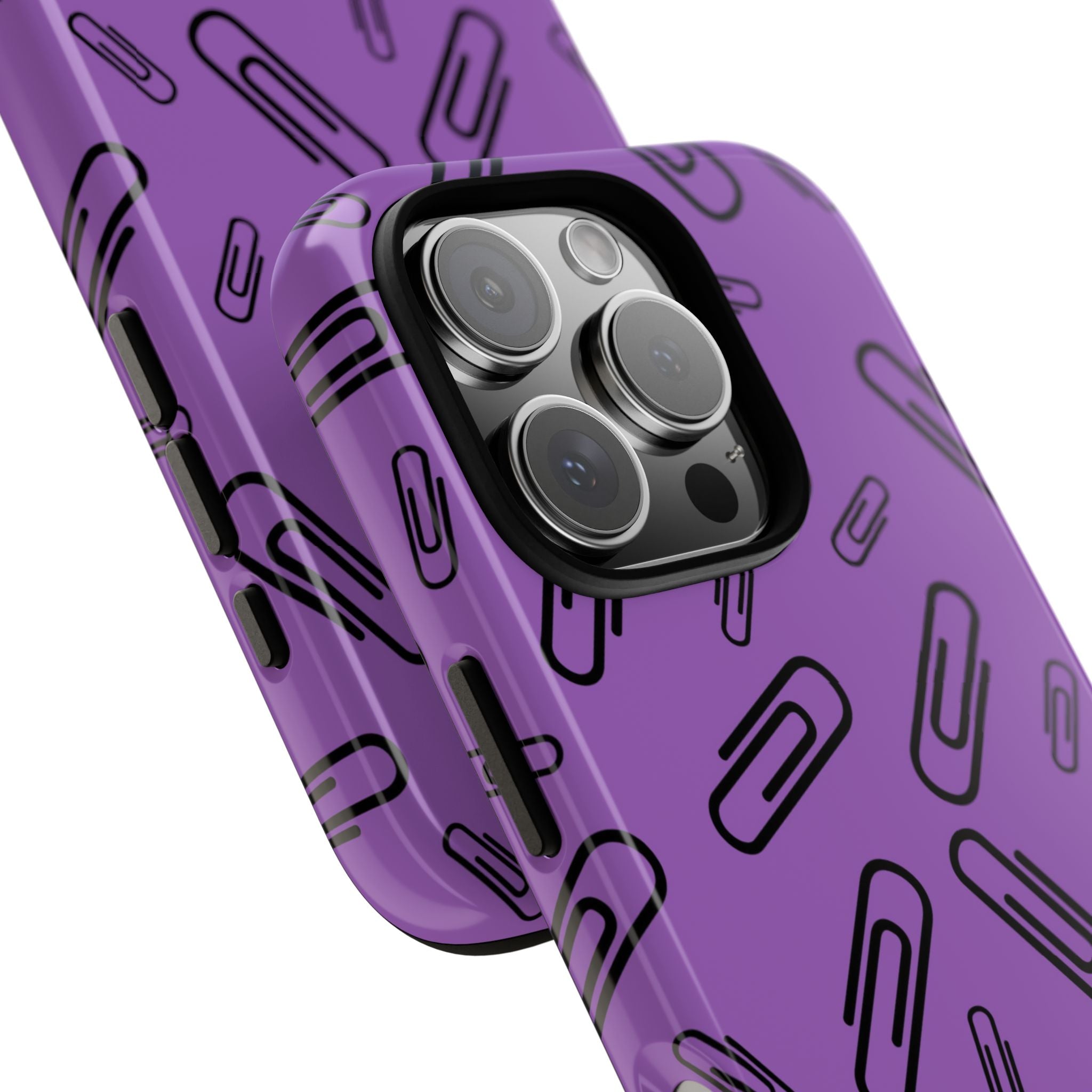 Paperclips Dance Playfully - iPhone Case