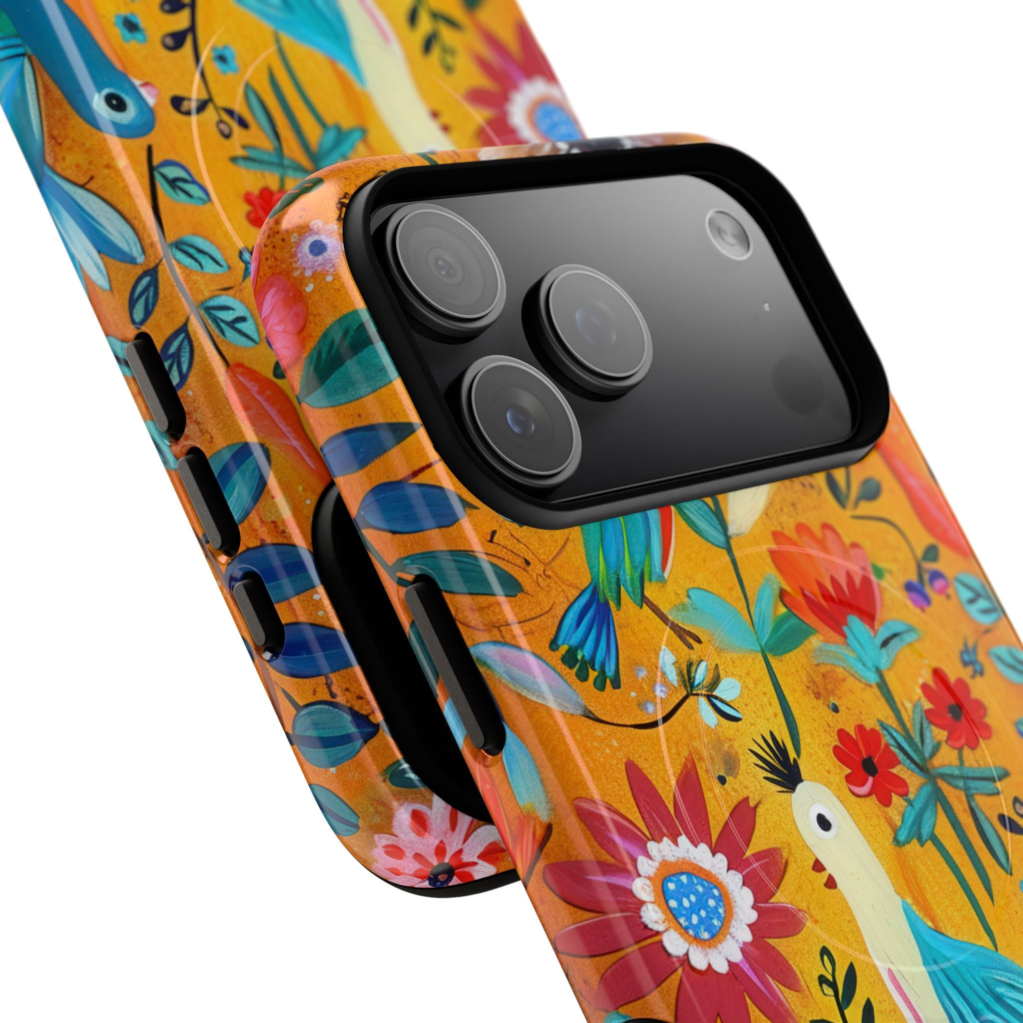 Colorful Birds Bloom iPhone 17 Pro Max Case - Tough+