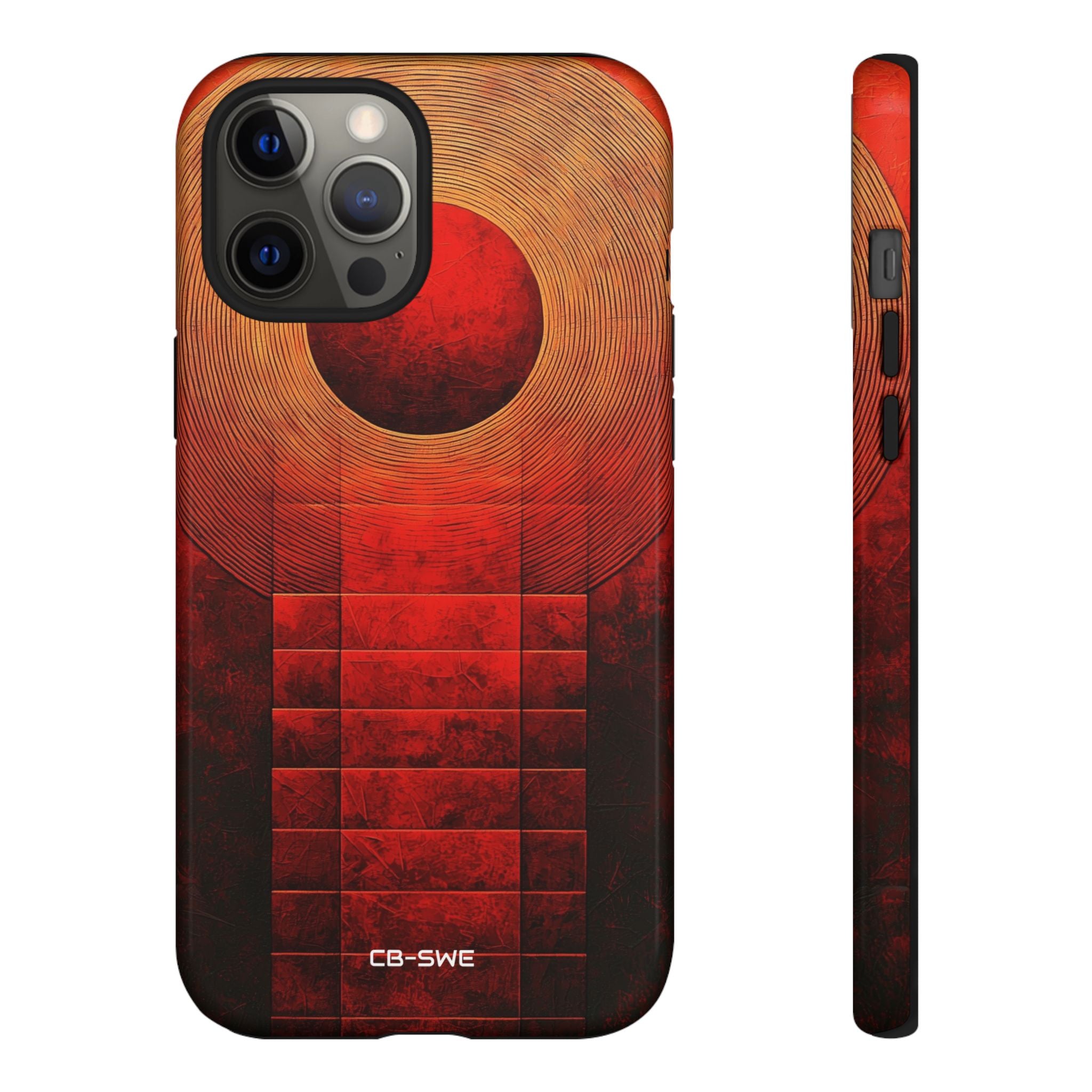 Circular Convergence Glows - iPhone Case