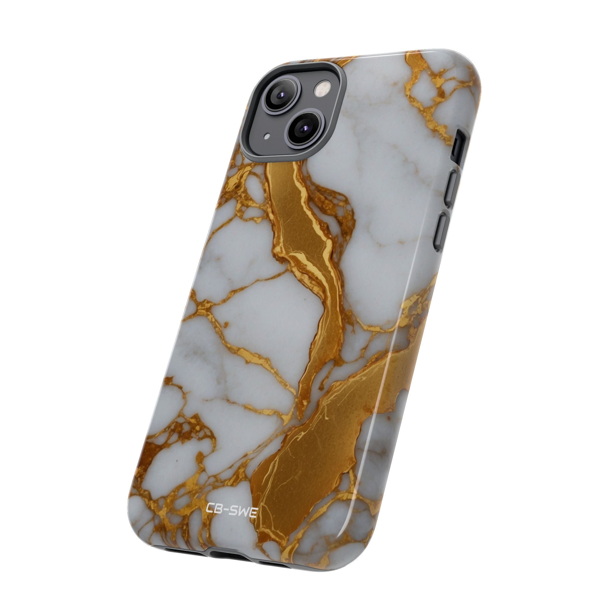 Golden Veins Flow - iPhone Case