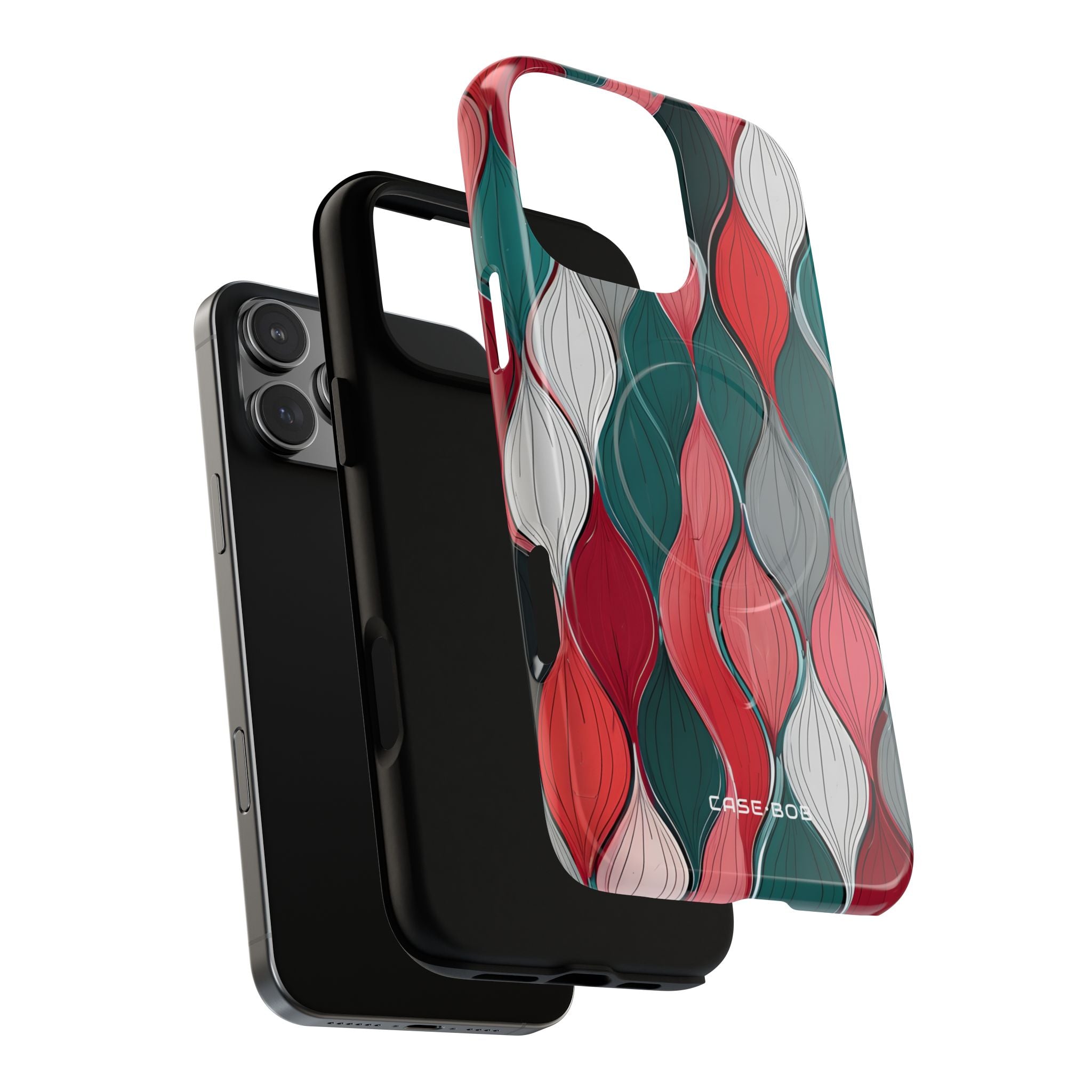 Leaf Cascade Teal iPhone 16 Pro Max Case - Tough+
