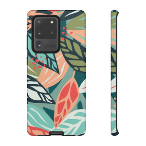 Mixed Tropical Leaf - Protective Phone Case