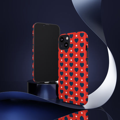 Hearts Dance Bright - iPhone Case