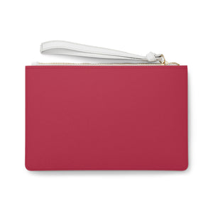 Bright Maroon Clutch Bag