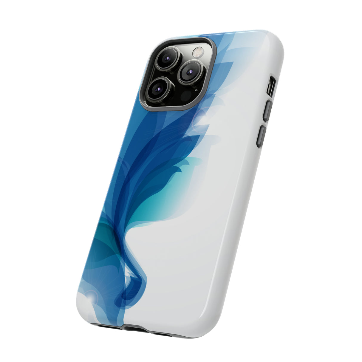 Blue Feathers - Protective Phone Case