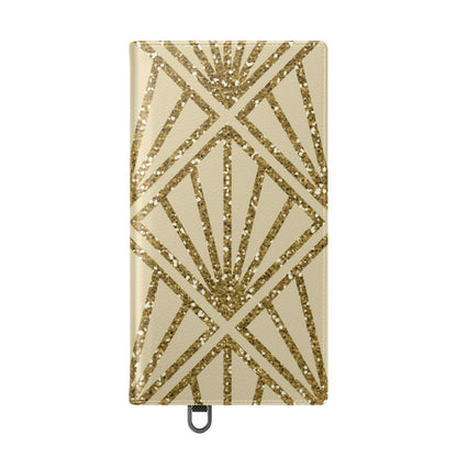 Golden Fan Sparkle - Samsung S24 Ultra Case - Wallet