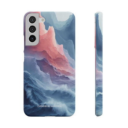 Mountain Wave Serenity - Slim Samsung S22 Phone Case