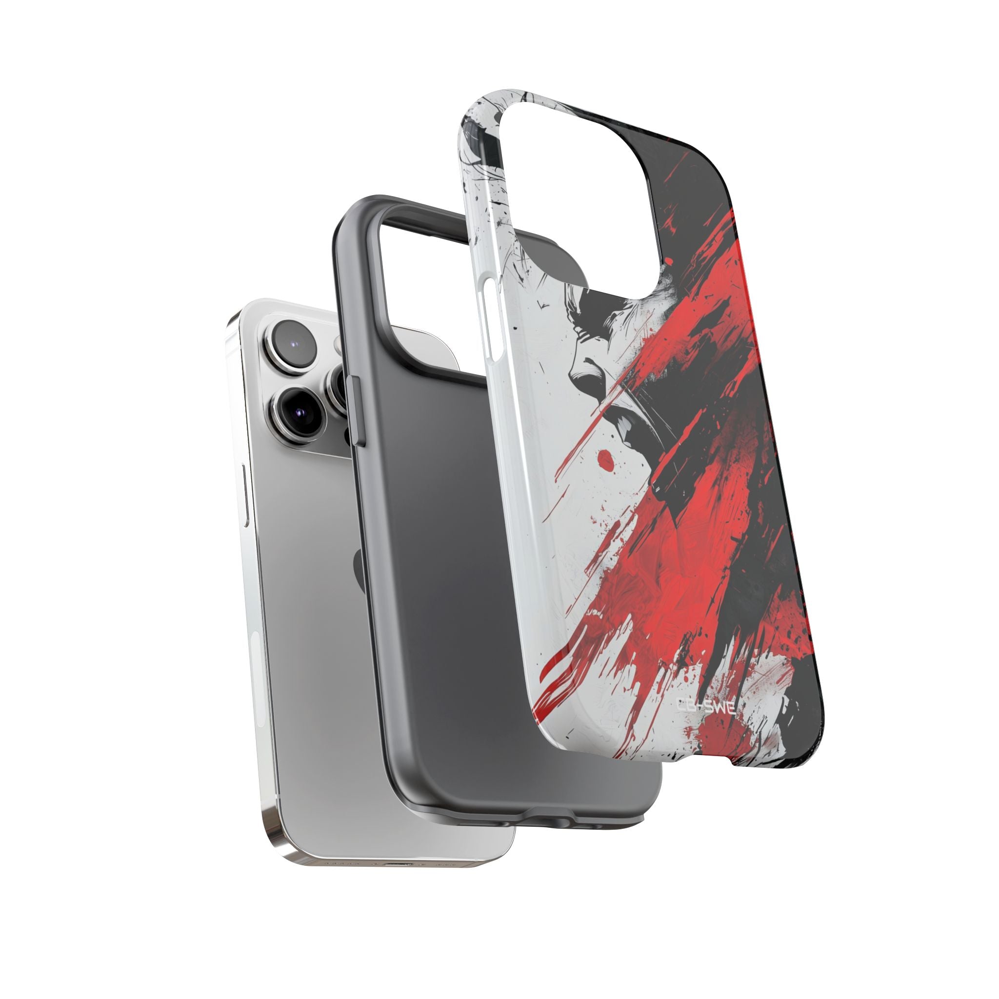 Red Energy Erupts - iPhone Case