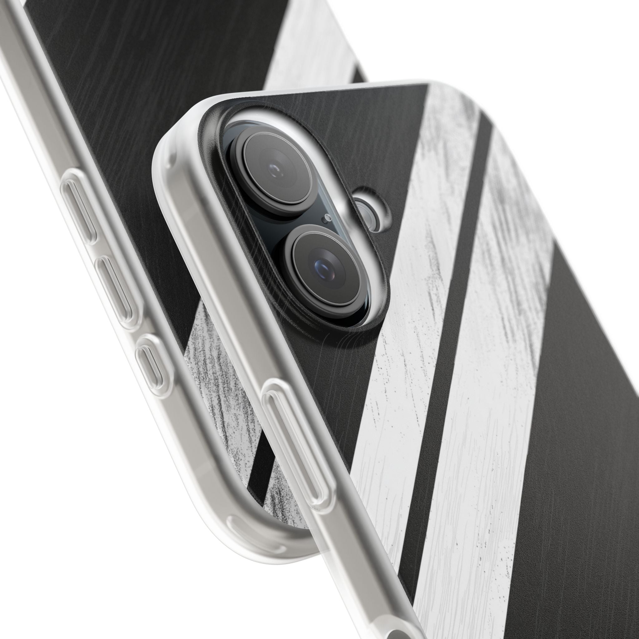 Distressed Stripe Motion iPhone 16 Case - Soft