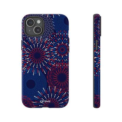 Vibrant Circles Emerge - iPhone Case