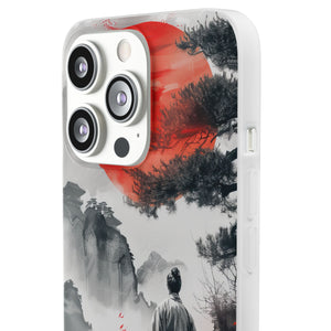 Serene Samurai Sunrise | Flexible Phone Case for iPhone