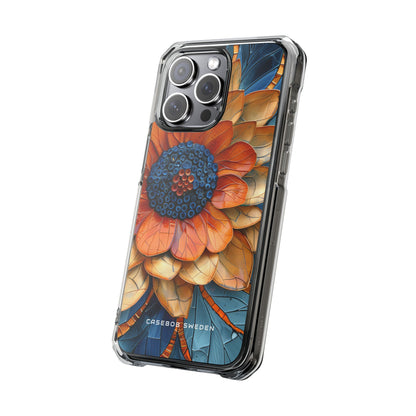 Mosaic Blossom Harmony iPhone 15 - Clear Impact Phone Case