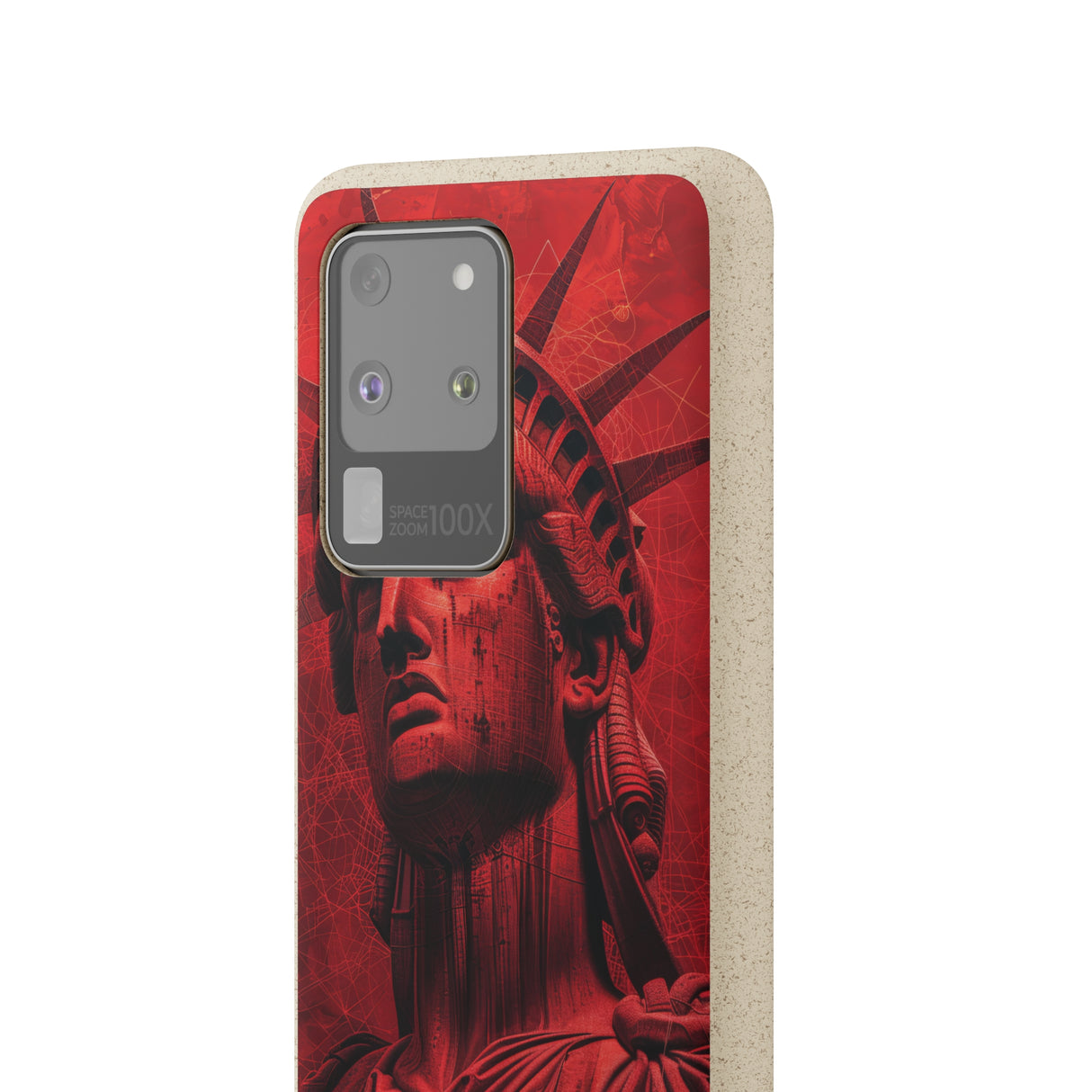 Red Liberty Revolution | Biodegradable Phone Case