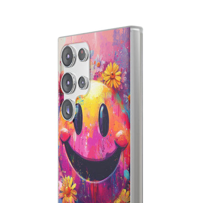 Smiley Bloom Samsung S23 Ultra Case - Soft