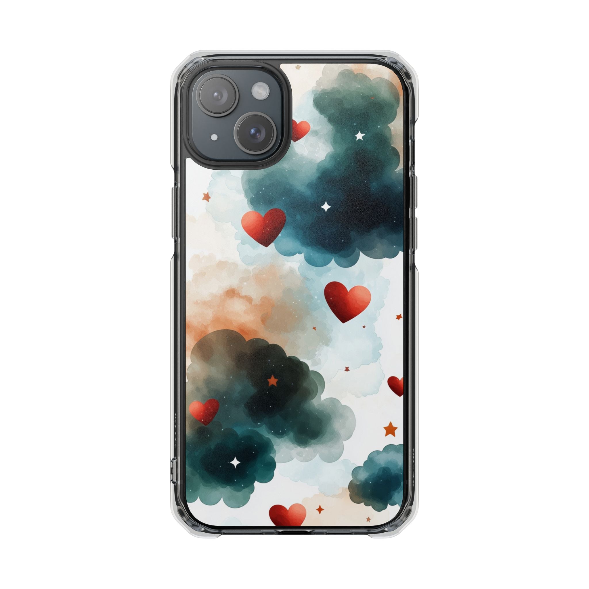 Floating Hearts Dance iPhone Case - Impact