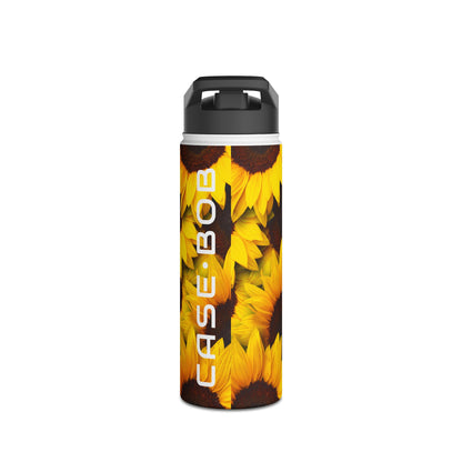 Sunflower Radiance - Stainless Steel Water Bottle