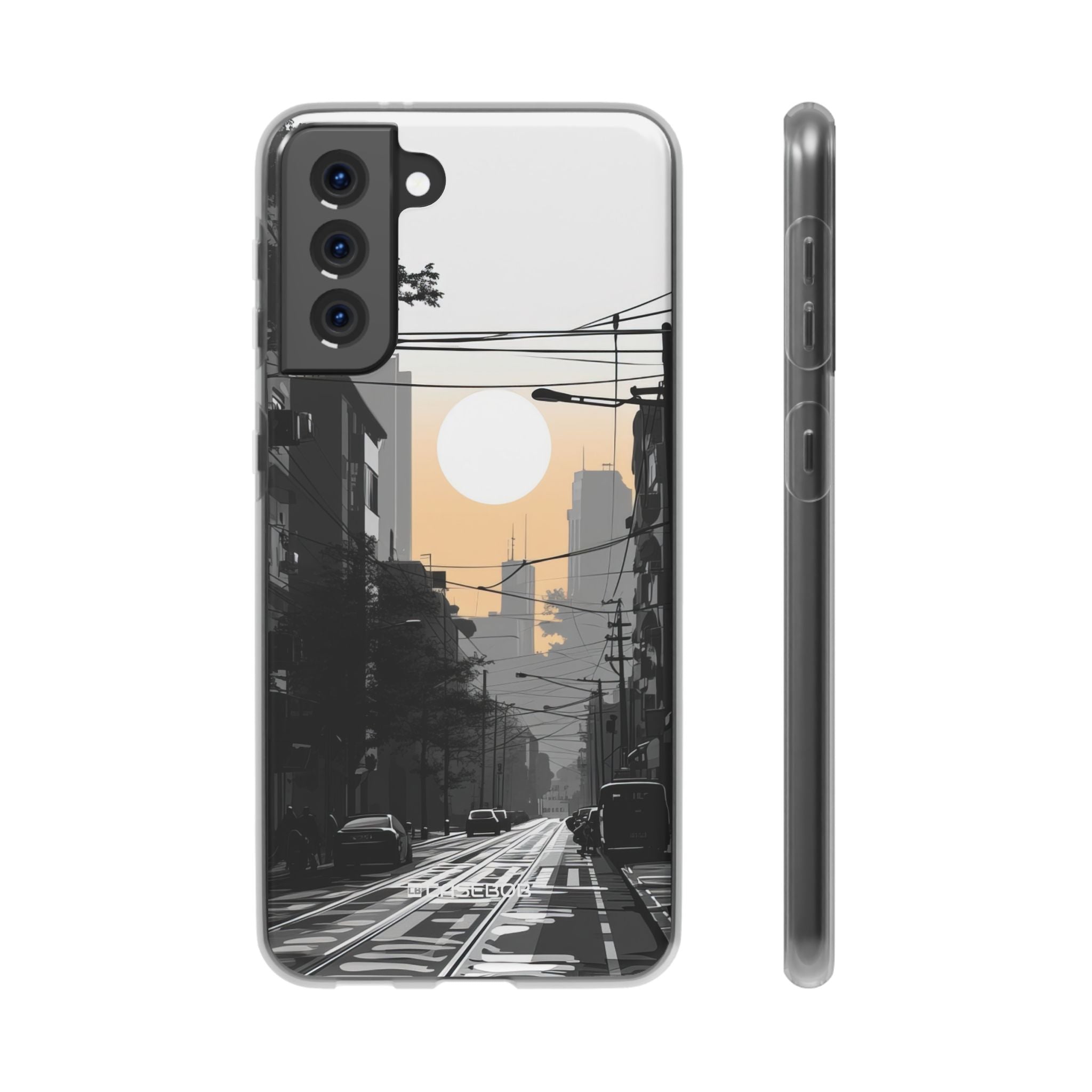 Urban Serenity Glow | Flexible Phone Case for Samsung Galaxy