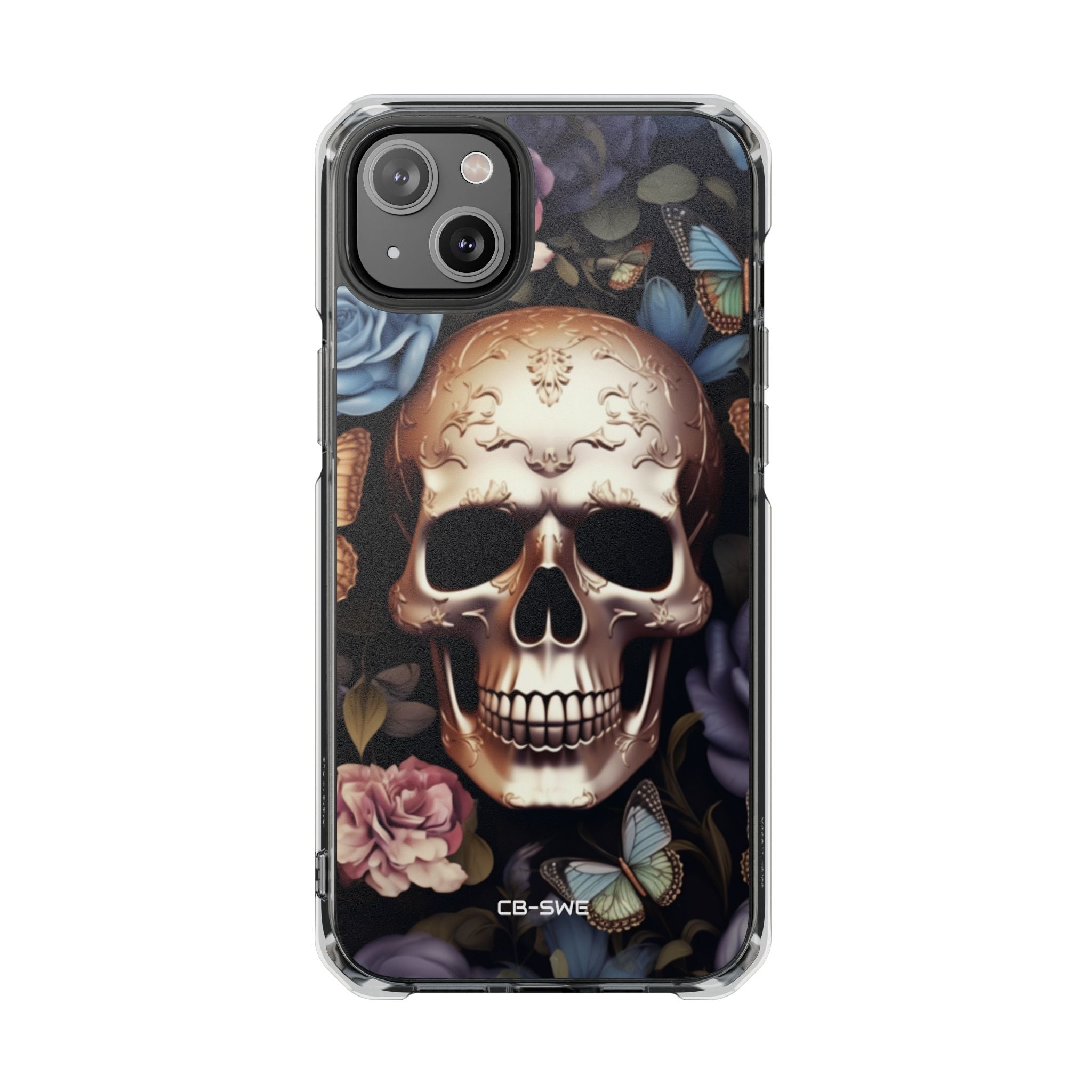Skull Among Blossoms iPhone Case - Impact