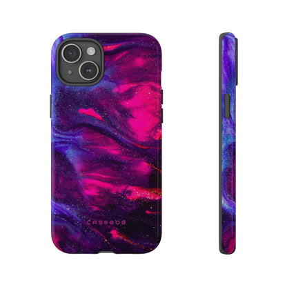 Deep Purple Ink Art - Protective Phone Case