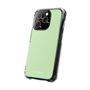 Tea Green | Phone Case for iPhone (Clear Impact Case - Magnetic)