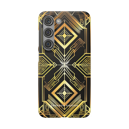 Golden Geometric Opulence Samsung S23 - Slim Phone Case