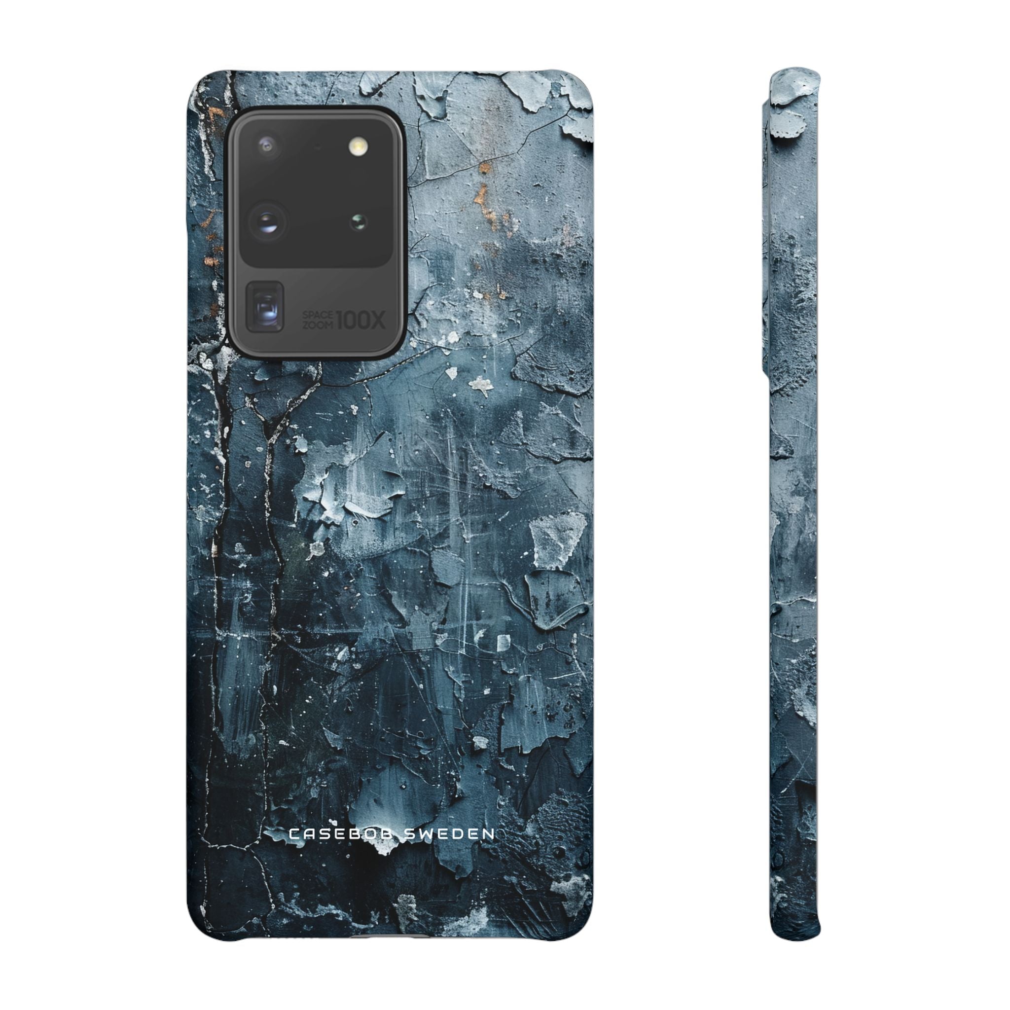 Weathered Blue Tapestry with Cracked Layers Samsung S20 - Slim Phone Case