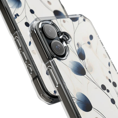 Floral Harmony Blue iPhone Case - Impact
