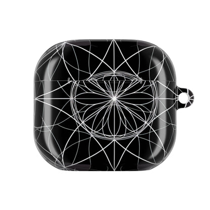 White Mandala Radiance - AirPods Case