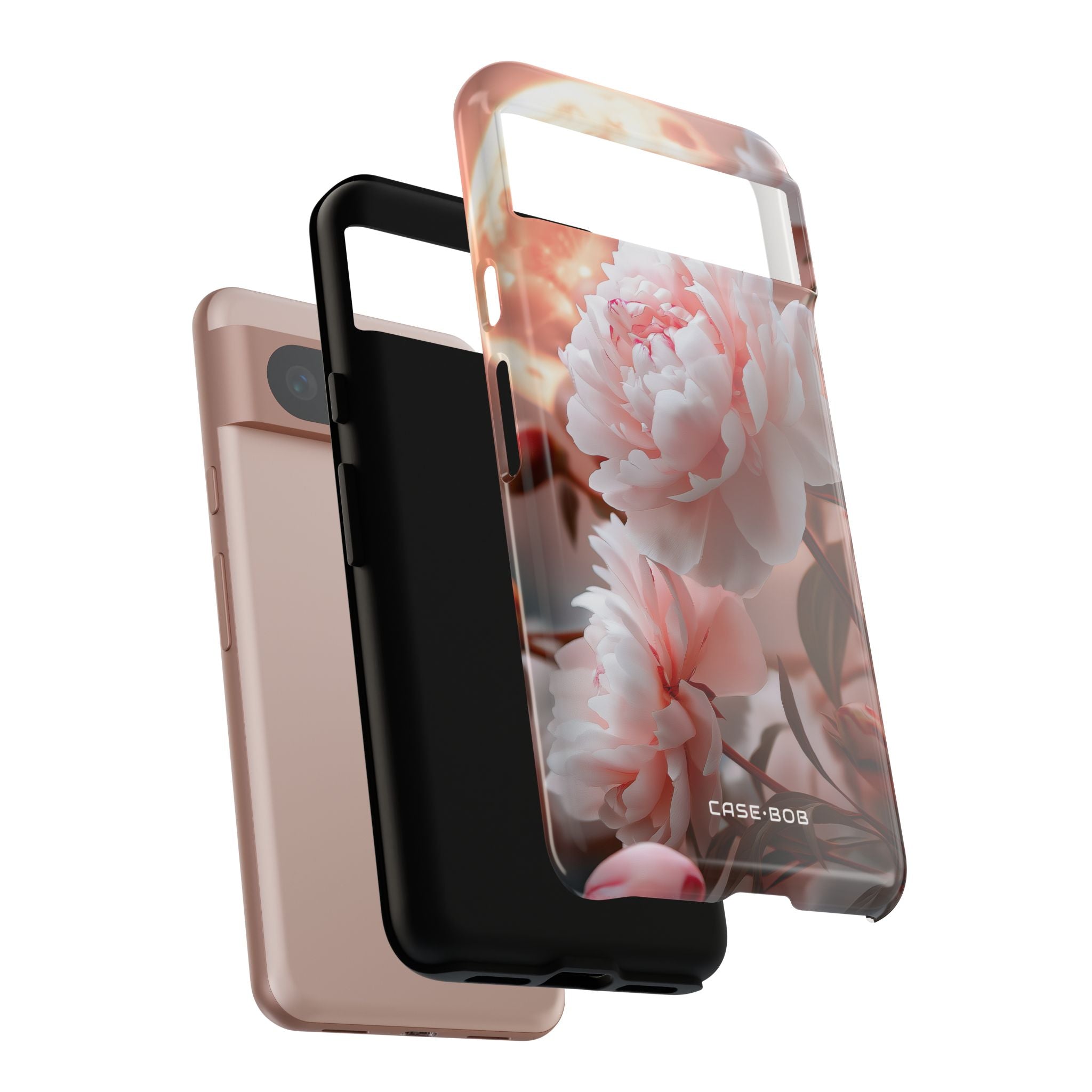 Peony Moonlight Google Pixel 8 Case - Tough
