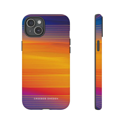 Gradient Sunset Flow iPhone 15 - Tough Phone Case