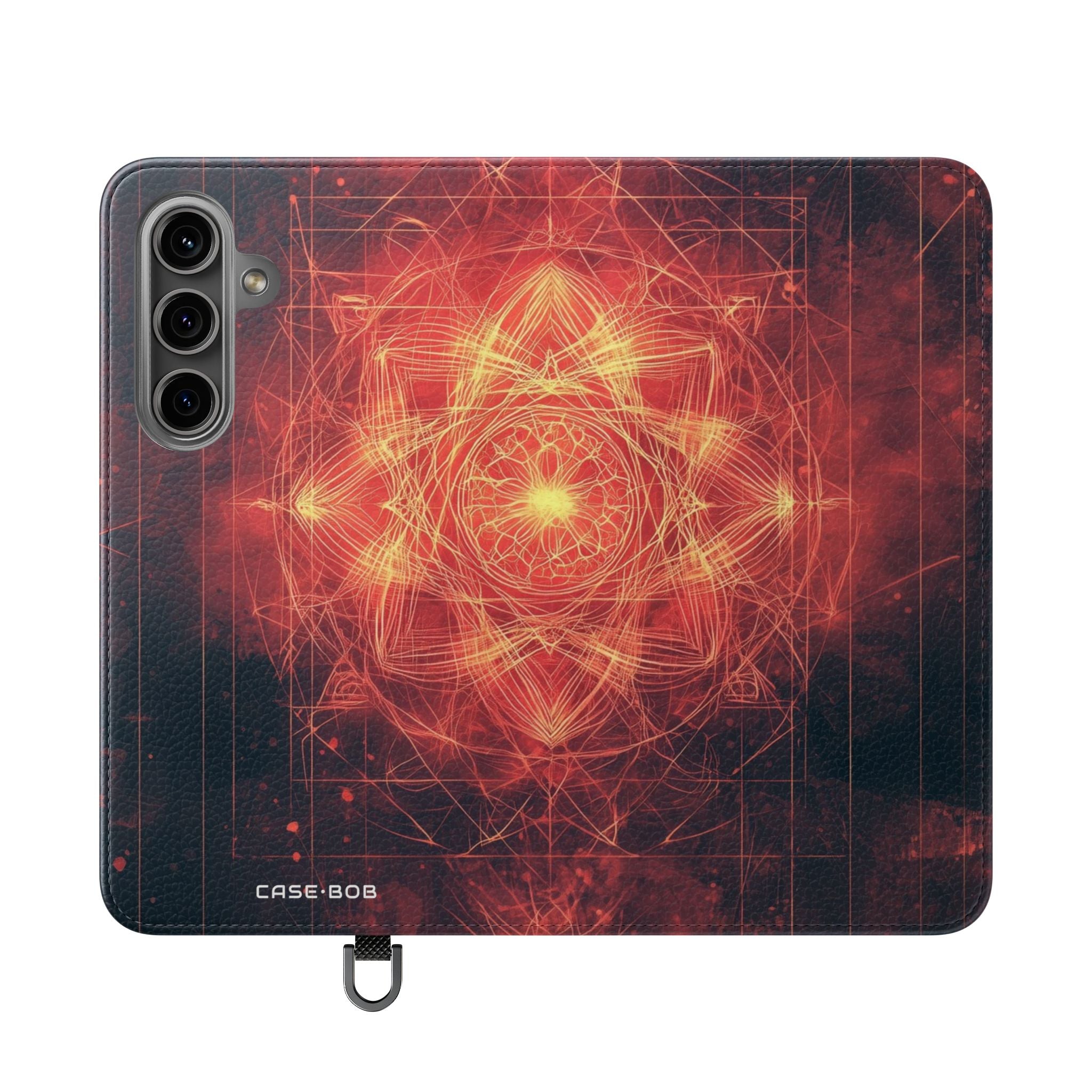 Glowing Mandala - Samsung S24 Case - Wallet