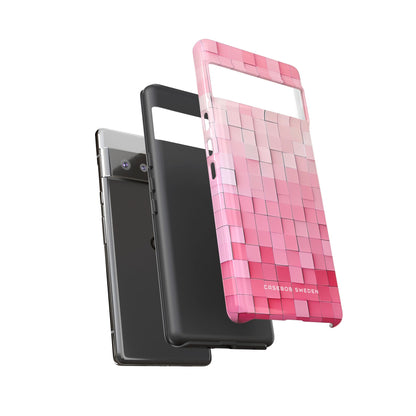 Gradient Pink Mosaic Google Pixel 6 - Tough Phone Case