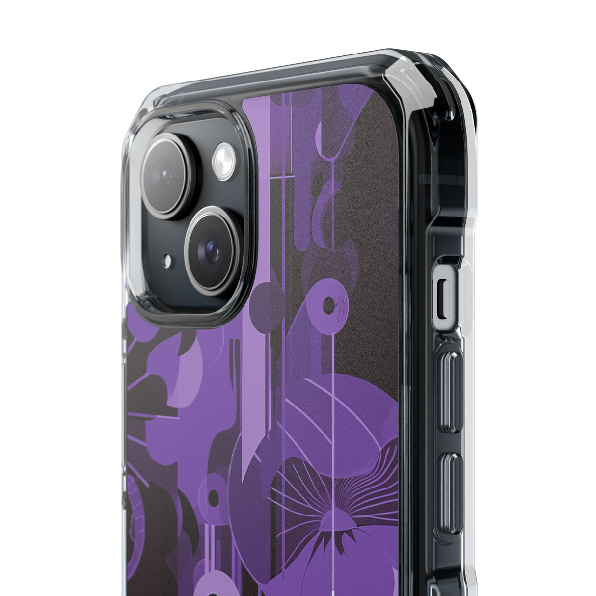 Pantone Ultra Violet | Handyhülle für iPhone (Clear Impact Case – magnetisch) 