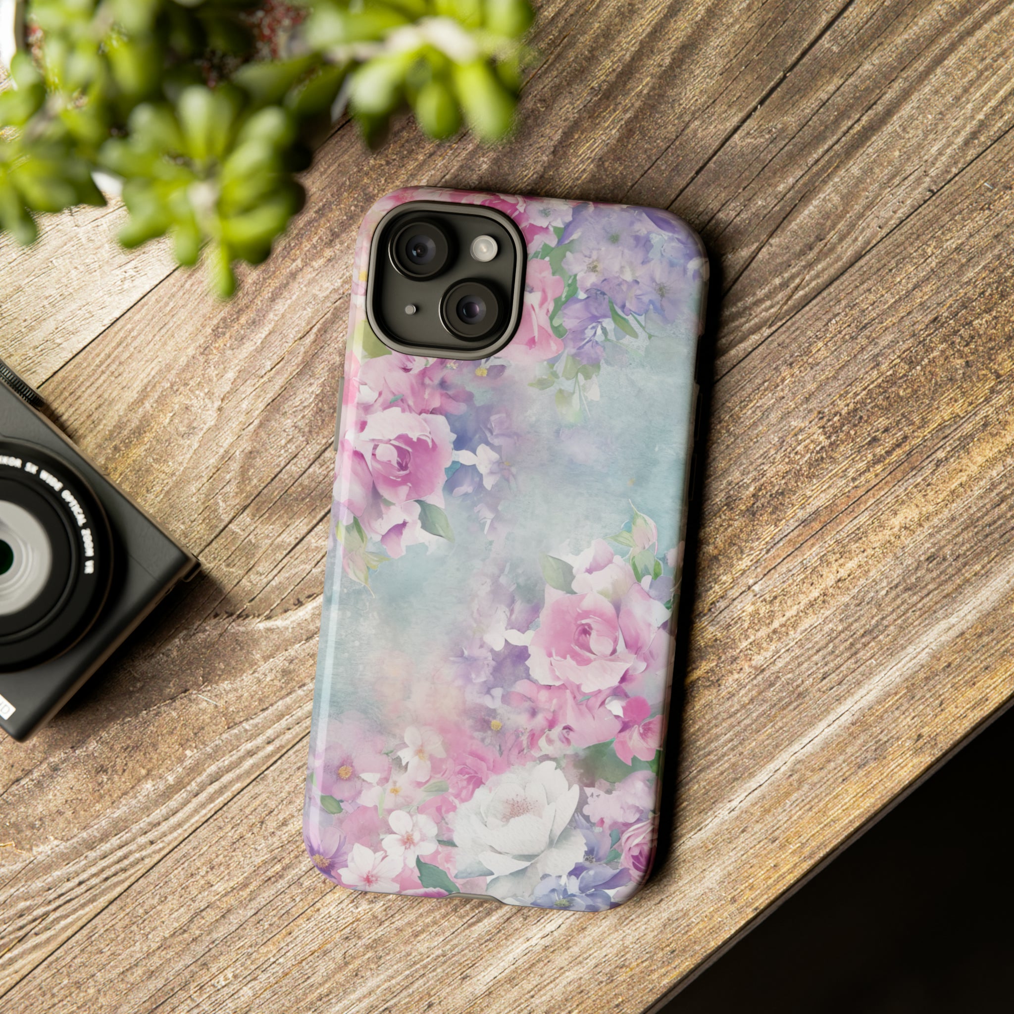 Floral Pastel Whisper - Protective Phone Case