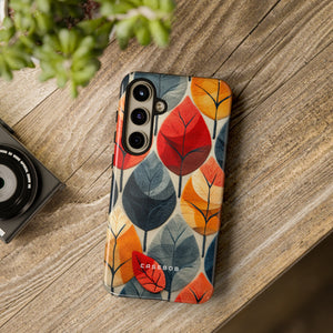 Scandinavian Leafy Serenity - Protective Phone Case