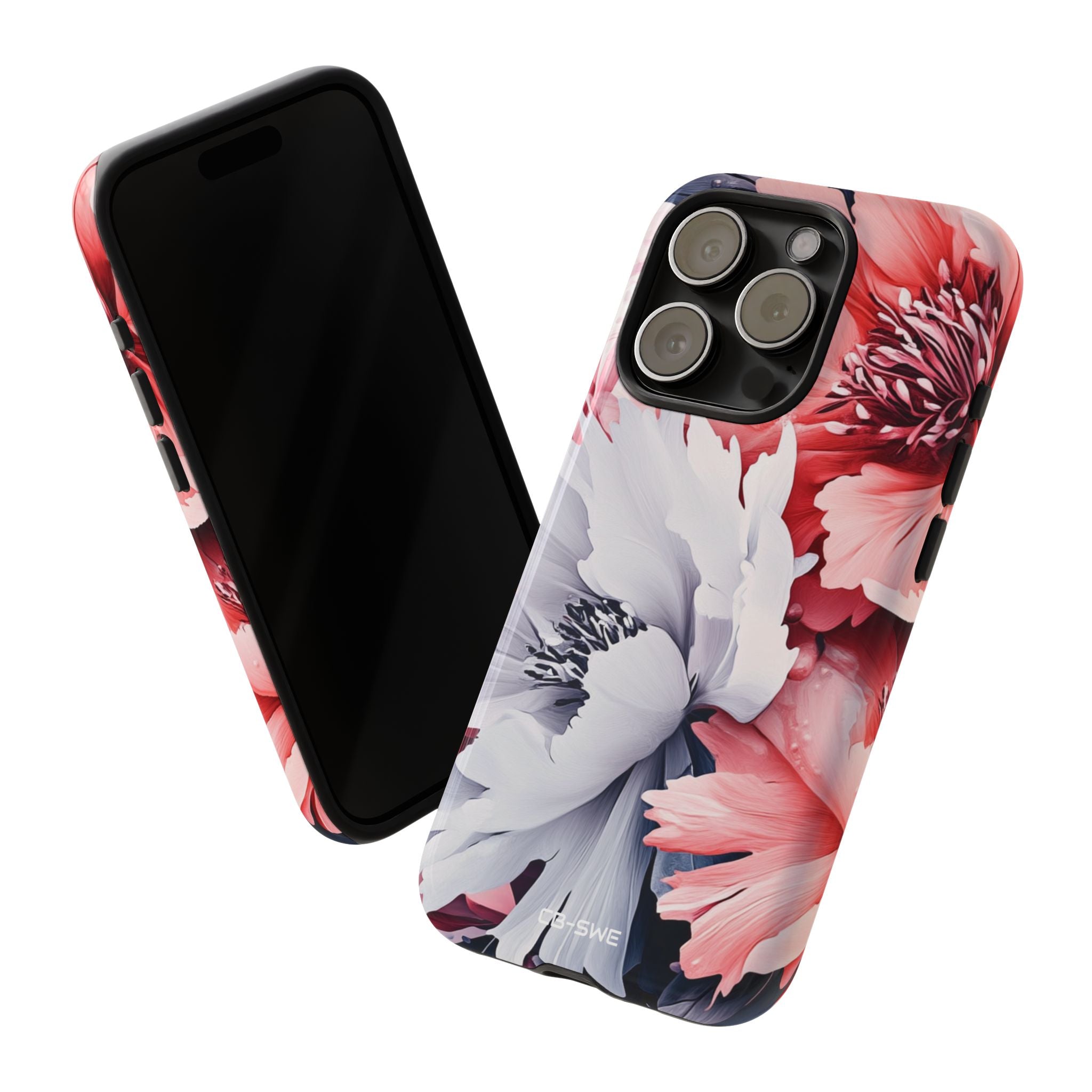 Digital Floral Elegance - iPhone Case